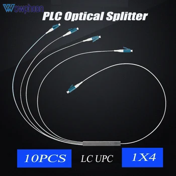 10Pcs plc delilnik 1:4 omrežna oprema LC UPC APC mini plc splitter 1x4 plc splitter proizvajalec na kitajskem