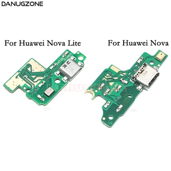 10PCS/Veliko Za Huawei P10 Lite / Nova Lite USB Polnjenje Dock Vmesnik Vtičnico, Jack Vtič Priključek za Polnjenje Odbor Flex Kabel