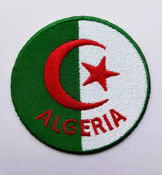 2pcs nogomet Nogomet fussball reprezentance alžirija logotip železa na Obliž Aufnaeher Aplicirano Značko Buegelbild Vezene