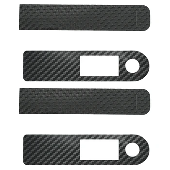 2X Električni Skuter Plošča iz Ogljikovih Vlaken Nepremočljiva Anti-Slip Film Pospeševalnik Nalepke Za Xiaomi Mijia M365 Pro