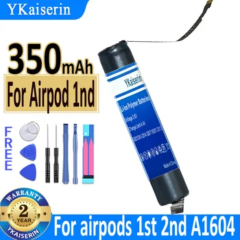 350mAh YKaiserin Baterija za Airpod 1 za Airpods 1. 2. A1604 A1523 A1722 A2032 A2031 za Letalski Stroki 1 2 GOKY93mW Bateria