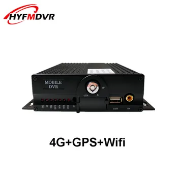 4 Channel 1080P Mobilne DVR Podporo 4G WiFi GPS MDVR Za Avtobus/Tovornjak/ Taxi