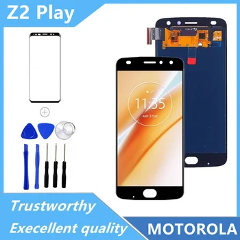 5.5 Super AMOLED Za Motorola Moto Z2 Predvajanje LCD XT1710-07 XT1710-01/08/10/9/10/2 Prikaz na Zaslonu na Dotik Zamenjava Za Moto Z2play