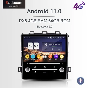 720P PX6 DSP 2 din TDA7851 Android 11.0 64 G ROM 4GB RAM Avto DVD Predvajalnik Glonass RDS autoradio Bluetooth 5.0 Za Subaru Impreza XV