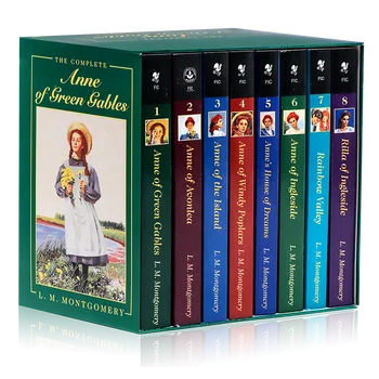 Angleščina za Otroke Zgodba Knjige Anne of Green Gables Lucy Najbolje prodajanih Knjig Na Svetu
