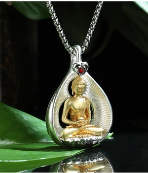 Azija Tajska Budizem Amitabha Amitayus varnost Buda kartico Obesek Amulet prinese sreče, srečno, zdravo, Učinkovito zaščito