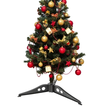 Božično Drevo Znanja Stojalo Plastike Plastične Noge Stativa 12 cm Trikotni Belo Dno, Plastični Okvir