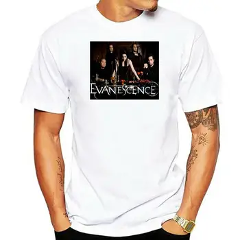 Evanescence Plakat Glasbene Skupine Black T-Shirt Unisex