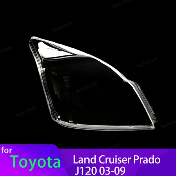 Glava Luči Kritje Za Toyota Land Cruiser Prado J120 2003~2009 Pregledna Stanovanje Sprednji Žarometi Objektiv Lupini Stekla Lampcover
