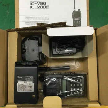 IC-V80E 5W 10KM VHF oddajnik in Sprejemnik, Morskih Walkie Talkie+Alarmni za ICOM