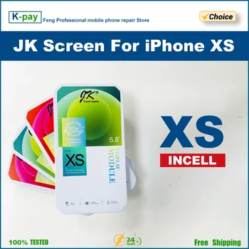 JK LCD-Zaslon, Zaslon na Dotik, Računalnike Skupščina Ne Dead Pixel Nadomestni Deli Incell Zaslon Za iPhone incell - XS