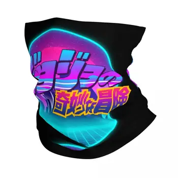 Jojos Bizarnih Avanturo 80 Logotip S Vratu Gaiter Moški Ženske UV Obraz Ščit Pozimi Anime Manga Ruta, Šal za Kolesarjenje