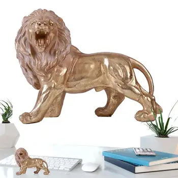 Lev Slika Krasen Lev Kiparstvo Evropski stil lev okraski, Namizno Živali Kip Doma Dekoracijo Ornament dobave