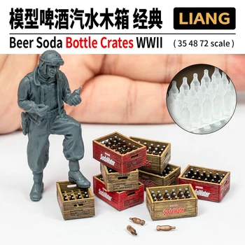 Liang Model Orodja Za Pivo Soda Bottlr Zabojev po drugi svetovni VOJNI Podrobnosti-up Multi Obsega Nadgradnjo Komplet za Izdelavo Orodij za Obsegu 1/35 1/48 1/72