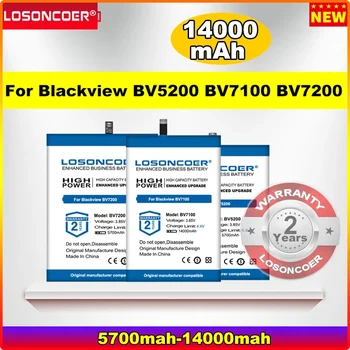 LOSONCOER 5700mAh-14000mAh Baterija Za Blackview BV7100 BV7200 BV5200