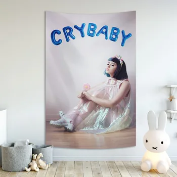 Melanie Martinez Pevka Crybaby Glasbeni Album, Plakat, Tapiserija, Soba Dekoracijo Ozadju Navijači Darilo