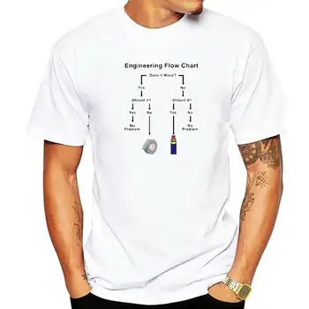 Mens Prostem Edinstven Design Majice s kratkimi rokavi Moški Inženiring Diagram Pre-bombaž Inženir Poklic Belo Srajco Tees formalno Camisa