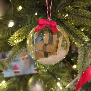 Mini Pakete Ornament Smešno Božično Darilo Okras Božič Express Mini Box Ornament Drevo Okraski