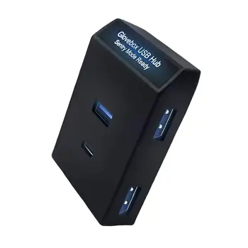 Multiport Škatle za Rokavice USB Hub Poslušanja Glasbe Plug and Play Prenosni Mini USB