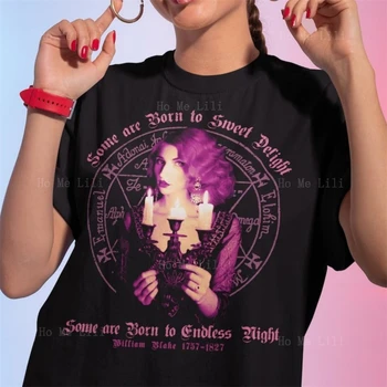Nekateri So Za Neskončne Noči William Blake Okultno Čarovnice Unisex T-Shirt Vse dan Udobje