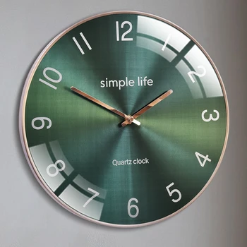 Nordijska preproste ustvarjalne tiho stenske ure moderna dnevna soba modna ura gospodinjski svetlobno razkošje ura