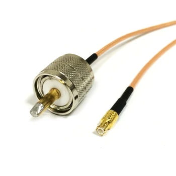 Nov UHF Plug PL259 Stikalo MCX Moški Naravnost RF Skakalec Kabel RG316 15 CM 6