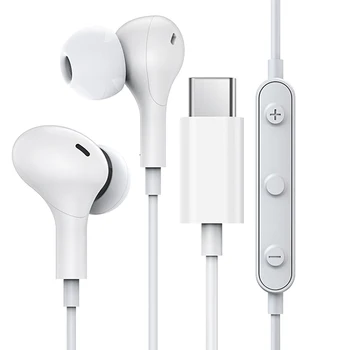 Novi Model, Tip c Žične Slušalke Mikrofon USB Tip C Slušalke za Galaxy S22/S21/ S20, Galaxy A52/A12/A80/A60/S10 /A41