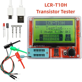 Novo LCR-T10H Tranzistor Tester Multimeter Barvit Zaslon TFT Za Diode Triode MOS/PNP/NPN Upor Kondenzator Tranzistor