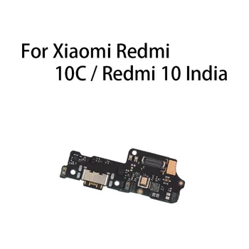 org Polnjenje prek kabla USB Vrata Odbor Flex Kabel Priključek Za Xiaomi Redmi 10C / Redmi 10 Indija