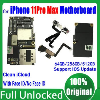 Original Odklepanje Mainboard Za IPhone 11 Pro Max Motherboard Čisto ICloud Za IPhone 11 Max Pro Logic Ladji Polni Delovni Ploščo