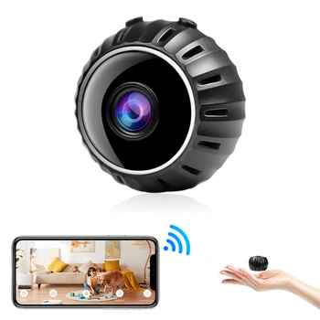 Pametni Dom Mini Kamera, WiFi Varnosti Oddaljenem Zaslonu nadzorne Kamere 1080P HD Web Video Brezžični Zunanji Senzor Kamere