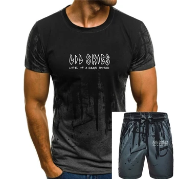 Pismo Lil Nebo moška Majica s kratkimi rokavi O Vratu Opremljena Tshirt Za Moške Kul Oblačila Tee Shirt Humor 100% Bombaž Hiphop 017715