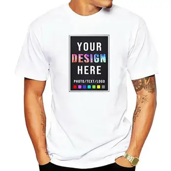 Po meri Shirt Design Svoj T-Shirt Osebno Dve Strani, Tiskanje Prilagodite Sliko, Logotip, Besedilo Ekipa Darilo za Moške, Ženske
