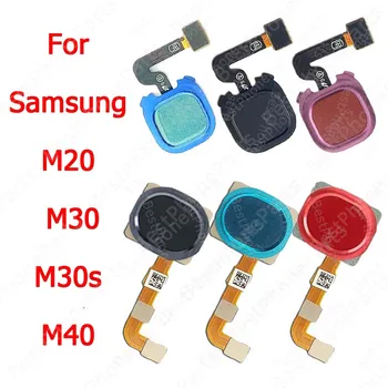 Prstnih Senzor Flex Kabel Začetni Zaslon, Se Dotaknite Gumba Za Meni Za Samsung Galaxy M20 M30 M30s M40 Prst Tiskanja, Optičnega Rezervni Deli
