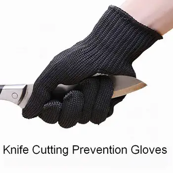 Raven 5 okrepiti nož za rezanje preprečevanje rokavice 130g obrabo odporne rokavice 46% iz nerjavečega jekla nit 44% posebno poliester