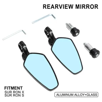 Rearview Mirror Ročajev Koncu Strani Ogledalo Za SURRON Surron Sur-ron X/S Aluminij Zlitine Stekla Motokros Motocikla