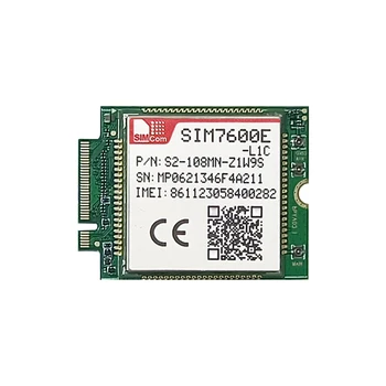 SIMCOM SIM7600E-L1C M. 2 Modul 4G LTE Cat1 Is Modul GNSS GPS, GLONASS Združljiv Z Sim7500/Sim7600