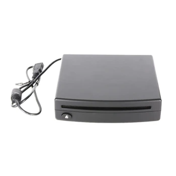 Slim Zunanje Avto CD Predvajalnikom, ki je Združljiv PC LED TV/MP5 Android, GPS Navigacija Univerzalni USB Power Slot-Tip Igralca