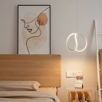 Spalnica postelji lestenec ustvarjalne nastavljiv dnevna soba v ozadju stene luči sodobne minimalistične restavracija lestenec