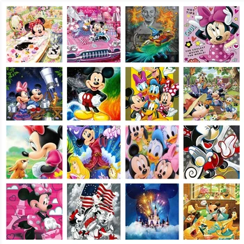 Strip Disney Mickey Mouse Wall Art Platno Slikarstvo Nordijska Plakatov in Fotografij Stenske Slike za Dnevna Soba Dekor