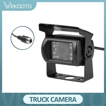 Tovornjak Varnostne Kamere Težka 18 LED IR Nočno Vizijo Nepremočljiva Vozila Pogled od Zadaj Kamero Za Truck/Trailer/Pickups/RV