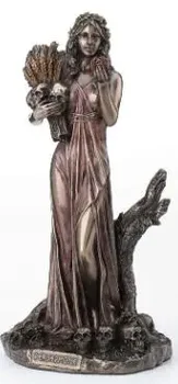 Veronese Design 16 cm Persephone grška Boginja Rastlinstva in Podzemlja Antični Bronasti Kip Zaključek