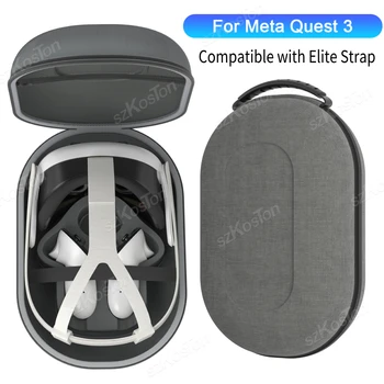 VR Slušalke Skladiščenje Vrečka za Meta Quest 3 Elite Pašček torbica EVA Trdo Lupino Zaščitna Škatla za Meta Quest 3 Pribor