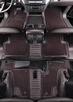 Vrhunska kakovost! Po meri poseben avto predpražnike za Volvo XC90 2023-2015 7 sedežev trpežna non-slip dvojne plasti preproge za XC90 2021