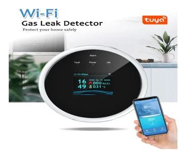 Wifi Opozorilo, Kuhinja Detektor Uhajanja, Magnetni Ventil, Vnetljiv Opozorilo, Gospodinjsko Uporabo