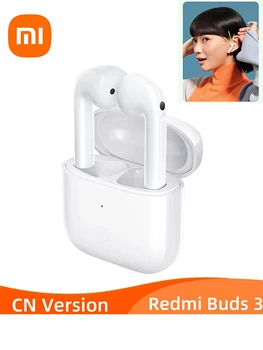 Xiaomi Redmi Brsti 3 Mijia TWS Brezžični Čepkov Bluetooth 5.2 Slušalke Touch Kontrole IP54 Vodotesne Slušalke Z Mikrofonom