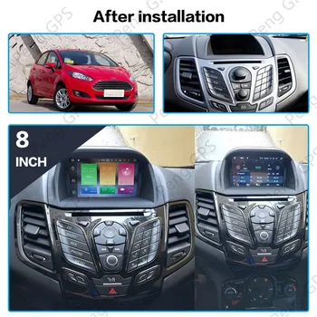 za Ford Fiesta 2013 -2016 Android 10.0 4+128G Zaslon Avto Večpredstavnostna DVD Predvajalnik, GPS Navigacija Auto Radio Audio Stereo Vodja Enote