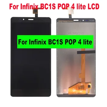 Za Infinix BC1S POP 4 lite LCD-Zaslon, Zaslon na Dotik, Računalnike Zbora Za Infinix BC1S POP 4 lite LCD Mobilni Telefon Deli