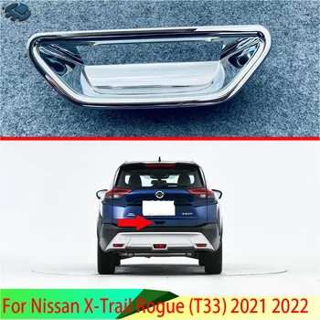 Za Nissan X-Trail, Lopov (T33) 2021 2022 Avto Dodatki ABS Chrome Zadaj Prtljažnik, vrata prtljažnika Vrat Ročaj Skledo Ujeti Kritje Trim