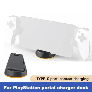 Za Playstation Portal Grip Ročaj Polnjenje Bazo Z ukazom C Igralno Konzolo Ročni Polnilec Dock Stojalo Za PS Portal Dodatki